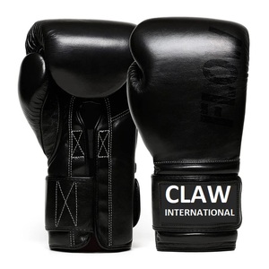 Gants de boxe en cuir de vachette de haute qualité, gants d'entraînement et de sparring professionnels, gants de boxe en cuir PU pour arts martiaux - Product Image 2