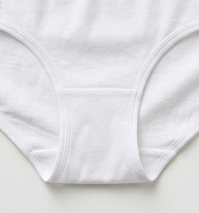 Culotte invisible en dentelle de coton blanc pour femme, respirante, en tissu tricoté, coupe standard - Product Image 3