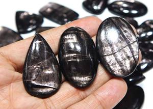 Fournisseur Grossiste de Pierres Précieuses Cabochons en Hyperstène Naturel, Cristaux Lisses d'Hyperstène, Pierres Libres pour la Fabrication de Bijoux - Product Image 3
