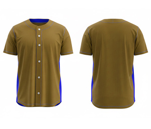 Camiseta de Béisbol Personalizada, Material Ligero de Doble Capa |   Uniforme de Béisbol para Equipo con Logotipo y Números Personalizados |   Poliéster Transpirable - Product Image 6