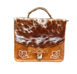 <b>Boot</b> Stitch Bohemian Crossbody Bag Custom Genuine Cowhide Leather Eco-friendly Animal Prints Women Summer Autumn Winter Daily - Product Image 1