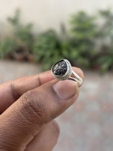 Bague pour femme en argent sterling 925 avec tanzanite naturelle brute, pierre de naissance de décembre, bijou artisanal de Noël - Product Image 4