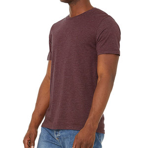 T-shirt à manches courtes pour homme, col rond, uni, 100% coton, coupe classique, séchage rapide et respirant, fabrication Stonefield - Product Image 2