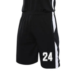 Ensemble de maillot et short de basket-ball pour hommes, tissu léger et respirant, taille élastique, adapté à l'entraînement et aux tournois - Product Image 5