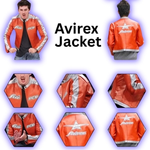 เสื้อแจ็คเก็ตหนังสีส้มสไตล์ Avirex ยุค 90s ของทิโมธี ชาลาเมต์ ทีม Knicks สำหรับการแข่งขันเพลย์ออฟ  แฟชั่นสตรีทแวร์คนดัง  วัฒนธรรมบาสเกตบอล - Product Image 4