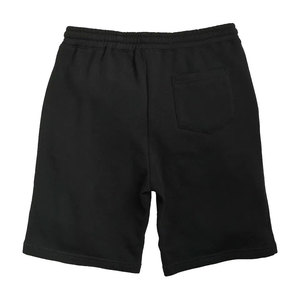 Shorts de sport décontractés pour hommes en coton 100% 400 GSM, coupe lourde, avec logo personnalisé, cordon de serrage et poches zippées, personnalisables - Product Image 2