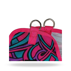 Slow Feed Horse Hay Bag Customized Nylon <b>Equestrian</b> Feeding Bag with Front Hole for Stable and Travel Use - Product Image 4