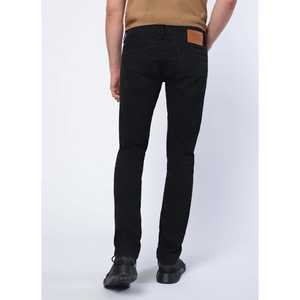 Pantalones adelgazantes informales para hombre con lavado de tiro bajo Culottes ajustados a la moda con costuras de bolsillo Smoke-Ash Jeans Pantalones de mujer - Product Image 2