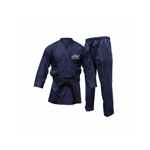 Tenue de karaté Askar Wear Ind, bleu marine, coton, unisexe, durable, vêtements d'arts martiaux - Product Image 1