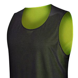 Custom Logo Good Quality Polyester Mesh Basketball Vest Breathable Training Sportswear Vest Jersey Sublimation Lightweight Vest - Product Image 2