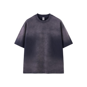 T-shirt unisexe surdimensionné en coton de haute qualité, lavé, pour homme, fabriqué par un fabricant de premier choix - Product Image 2