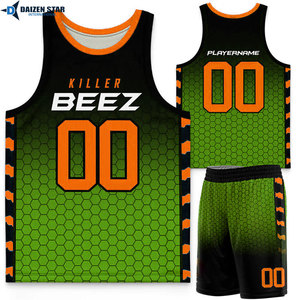 Conjunto de Uniformes de Baloncesto Personalizados al por Mayor, Uniforme de Baloncesto Transpirable de Malla con Impresión de Logotipo del Equipo - Product Image 5