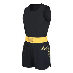 Nouvelle tenue de boxe personnalisée imprimée numériquement, style actuel, meilleure qualité, unisexe, vêtements d'entraînement professionnels de kickboxing CP-BU-10 - Product Image 4