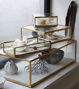 Metal & Glass Customized Storage Box With Metal Frame For Jewelry Organizers And Decorative Use Customized Glass Jewelry Boxes - Product Image 4