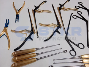 Juego de 15 Piezas de Curetas Óseas Codman Kerrison Rongeurs, Instrumentos Quirúrgicos Ortopédicos Manuales de Acero Inoxidable, Certificación CE Clase I - Product Image 4