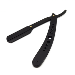 มีดโกนหนวดแบบพับได้ใบมีดช่างตัดผมขอบเดียวแบบเปลี่ยนได้ทำจากสเตนเลสใหม่2024 - Product Image 4