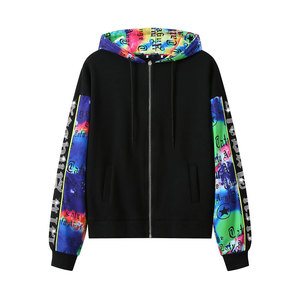 Classic Zipper Style Rhinestone Tracksuit <b>Set</b> Soft Fabric <b>Lounge</b> Wear Rhinestone Tracksuit - Product Image 2