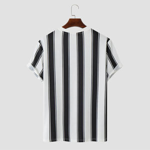 เสื้อยืดผู้ชายดีไซน์ใหม่ ราคาสมเหตุสมผล แห้งเร็ว รับผลิตแบบ OEM คุณภาพสูง สวมใส่สบาย ผ้าฝ้าย กันยับ แบบริงเกอร์ - Product Image 2