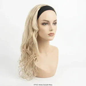 Peluca Larga Ondulada Honey Cascade Sin Pegamento, Cabello Indio Remy Rubio Miel, Base de Seda Doble Densidad, 100% Densidad, Longitud Personalizable - Product Image 2