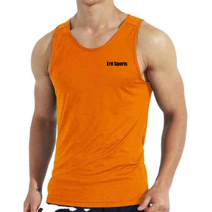 Camiseta de Gimnasio Personalizada para Hombre, Transpirable, Tejida, Estilo Urbano, 100% Algodón, Cuello Redondo, Diseño Liso - Product Image 1