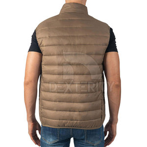 Nuevo Chaleco Acolchado de Lona para Hombre, Invierno 2026, Cierre de Cremallera de Alta Calidad, MOQ Bajo - Product Image 6