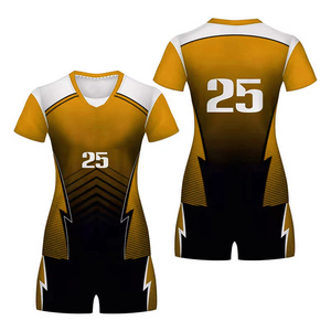 Women Volleyball Uniform Set Red Black Sublimated Jersey Shorts Moisture Wicking Fitted Short Sleeve V-Neck Adult - Product Image 3