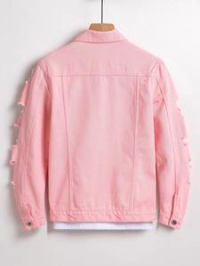 Veste de course vintage pour homme personnalisée avec col en fourrure intégral, design boutonné en denim, 100% coton, motif patchwork imprimé - Product Image 4