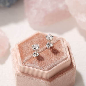 1.50 Cts CVD Lab Grown Loose Cut Diamond <b>Stud</b> Earrings 14K Gold VVS Clarity Screw Shape Silver Women's Party Gifts jewelry - Product Image 6