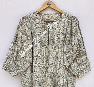 Mini robe Elizabeth imprimée à motif de fleurs pour femmes, manches 3/4 avec boutons, nouveauté, été - Product Image 2