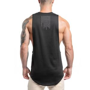 Camisetas sin mangas personalizadas con logotipo para hombre, camisetas sin mangas para gimnasio, transpirables, de secado rápido, de poliéster, para fitness, correr, chaleco deportivo, singlet atlético - Product Image 4