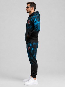 Casual Tracksuit Set Soft Cotton Blend Men <b>Hoodie</b> and Jogger Pants Two Piece Lounge Wear Gym <b>Workout</b> Travel Outfit - Product Image 4