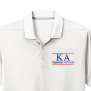 เสื้อโปโล KA Order White Performance Dri-FIT ซับเหงื่อ แห้งเร็ว สำหรับกอล์ฟ ปักโลโก้ สีขาว สำหรับผู้ชาย - Product Image 5