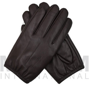 Wholesale Fashion Winter <b>Warm</b> <b>Gloves</b> Waterproof Black Sheepskin Leather <b>Gloves</b> Driving <b>Gloves</b> for Unisex - Product Image 4