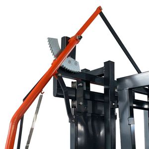 Chute per bestiame da 10FT per macchine agricole con bilancia da 4500 libbre, uscita laterale, aperture oscillanti superiori/inferiori, display LCD per il peso e sistema di bloccaggio laterale - Product Image 6
