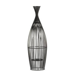 <b>Large</b> Wire Cage <b>Candle</b> Holder Rustic Metal <b>Lantern</b> Style Decorative <b>Candle</b> Stand for Home DecorTable Centerpiece Outdoor - Product Image 4