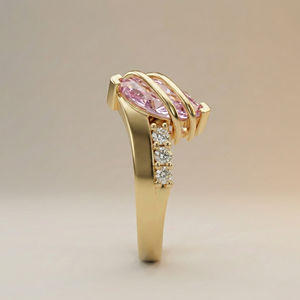 Bague de classement classique personnalisée gravée pour femme, en laiton plaqué argent et or, pour cérémonie de remise des diplômes universitaires et commémoration - Product Image 4