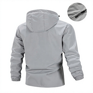 Veste Softshell Sportive Imperméable de Haute Qualité pour Homme, Motif à Carreaux, Coupe-Vent Respirante Personnalisable pour l'Hiver et les Activités de Plein Air - Product Image 2