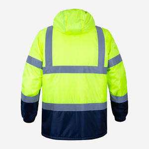 Chaqueta de Invierno con Luces LED para Hombre, Servicio OEM, Ecológica, Protectora, Reflectante, Impermeable, Ligera, con Capucha - Product Image 2