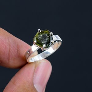 Bague pour femme en tourmaline pastèque, bijoux en pierres précieuses authentiques de haute qualité, argent sterling, fournisseur au prix d'usine - Product Image 4