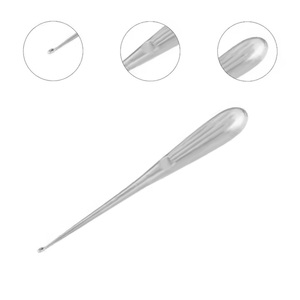 Curettes HIBBS 25 cm en acier inoxydable, curette osseuse manuelle de haute qualité, instrument chirurgical orthopédique, approuvé CE - Product Image 6