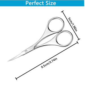Ciseaux professionnels en acier inoxydable pour éliminer les peaux mortes, ciseaux russes pour manucure, ciseaux à cuticules courbés pour la repousse des ongles, ciseaux de pédicure - Product Image 2