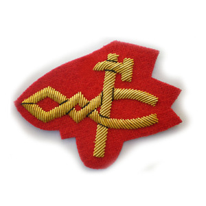 High Custom Hand Embroidered Badge Custom Shape & Color <b>Sew</b>-On Fabric Badges for Uniform Garment - Product Image 3