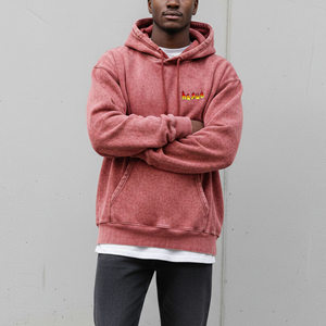 Sweat-shirts à capuche en molleton épais 100 % coton de haute qualité pour homme, personnalisables avec logo brodé ou perlé, teinture unie, pour l'hiver - Product Image 1