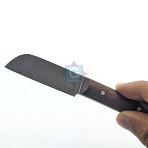 Cuchillo de cera quirúrgica dental con mango de madera, certificado CE, instrumento de clase I, color gris. - Product Image 3