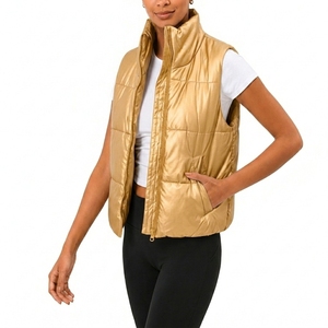 Chaleco Acolchado Informal Personalizado OEM ODM, Proveedor de Ropa Exterior de Moda para Mujer de Marca Privada - Product Image 2