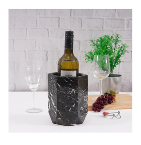 Seau à glace en marbre de qualité supérieure, refroidisseur décoratif pour vin, whisky et bière, cadeau de fête à prix abordable - Product Image 4