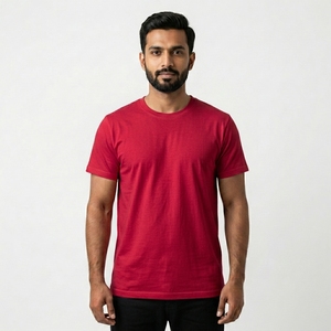 T-shirt en jersey de coton respirant haute densité pour les collections de mode estivale - Product Image 1