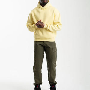 Sweat à capuche unisexe surdimensionné en coton mélangé, de qualité supérieure, personnalisable, pour l'extérieur, pour homme - Product Image 2