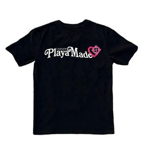 Logo personnalisé grande taille vierge mode marque de luxe 220gsm surdimensionné 100% coton bouffée impression T-shirt - Product Image 2