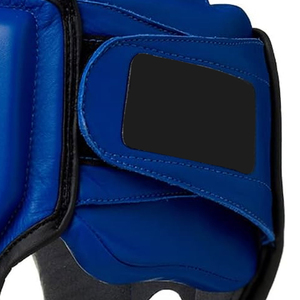 Casque de boxe bleu en EVA, protection unisexe pour adulte, fermeture auto-agrippante, couleur unie – Offre Spéciale - Product Image 2